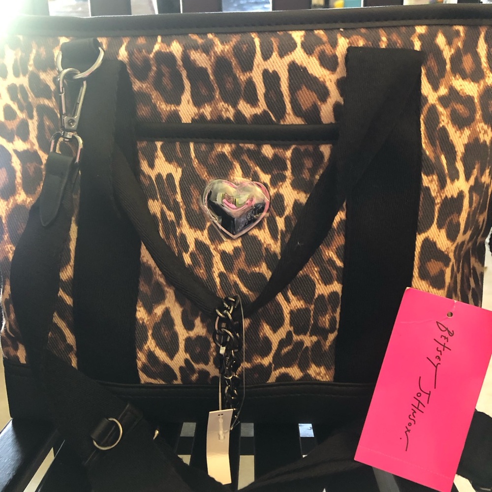 Betsey Johnson Wild Leopard Tote